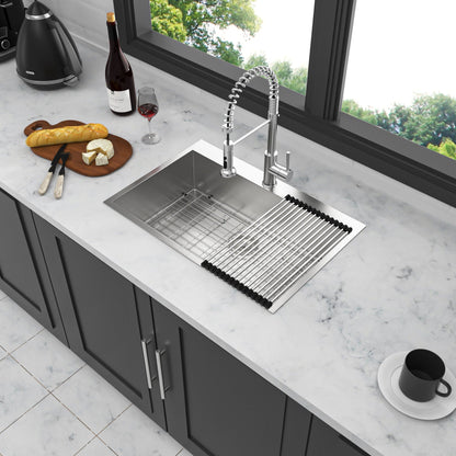 Topmount Brushed Stainless Steel Kitchen Sink