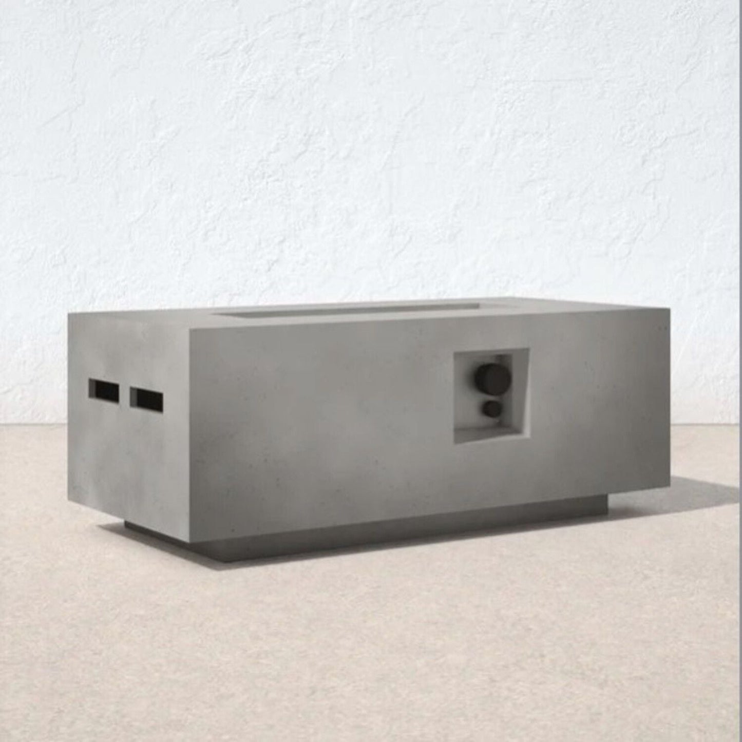 Durable Propane Fire Pit Table and a Gray Cover