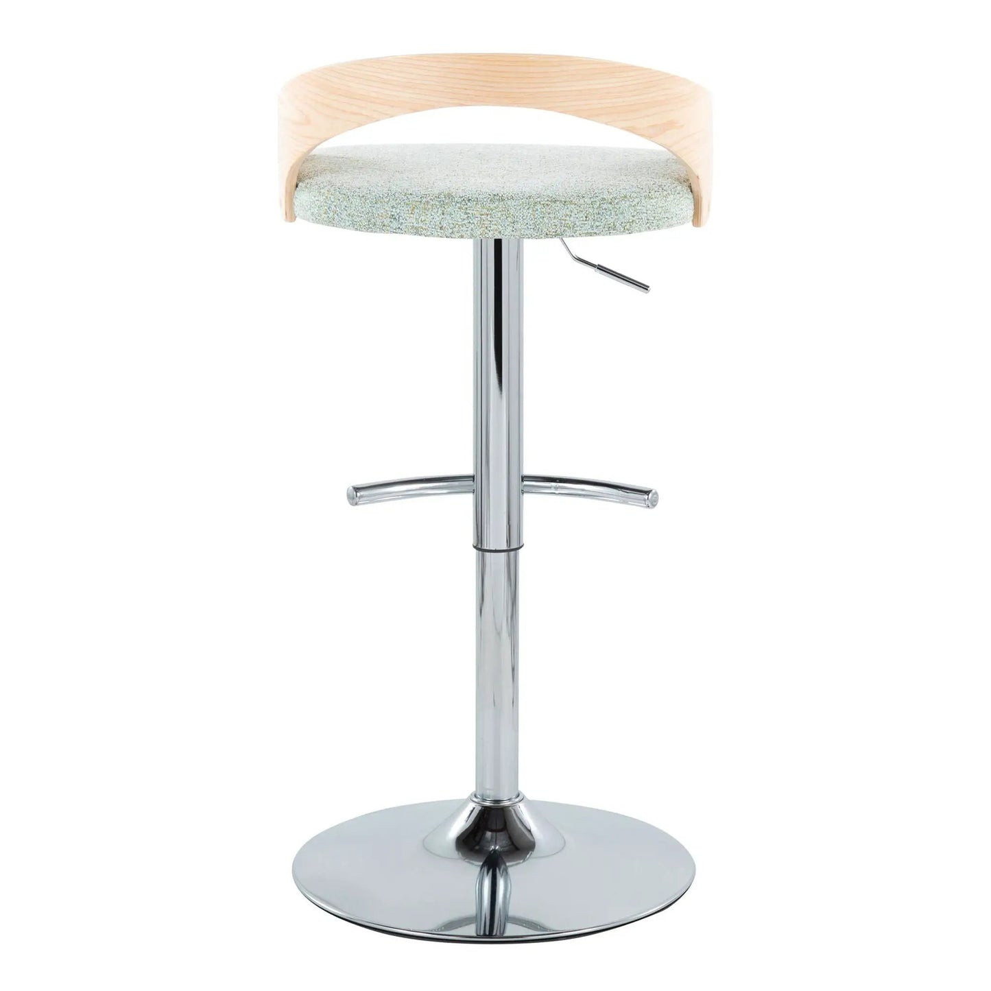 Grotto Contemporary Adjustable Barstool Swivel