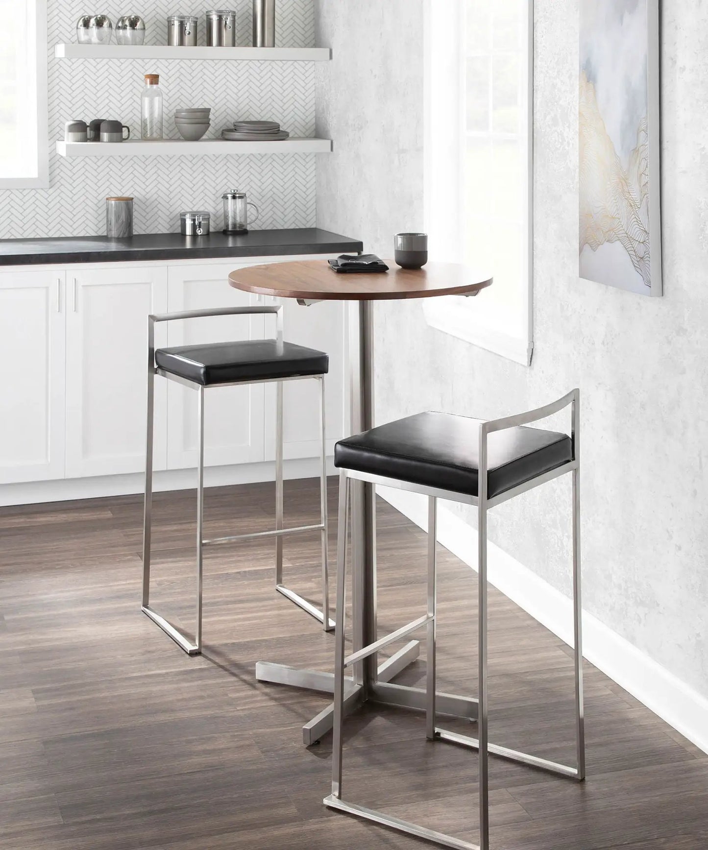 Fuji Contemporary and Stackable Barstool