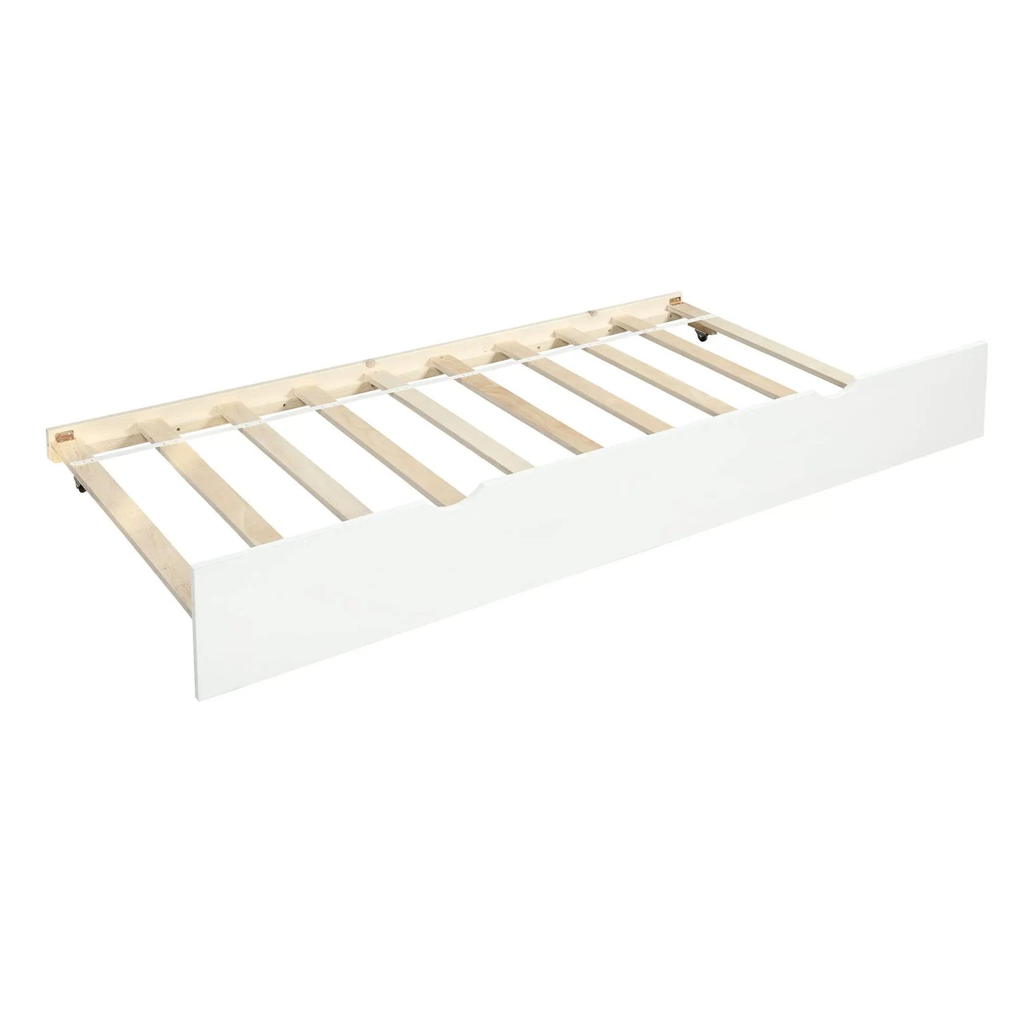 Twin Daybed with Trundle Frame and Solid Pine