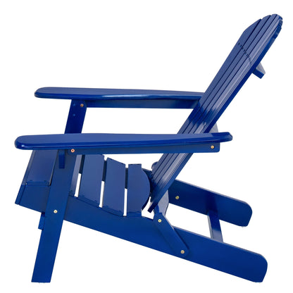 Malibu Adirondack Chair folding outdoor blue chair by HouseOfZazla on Tampa Home & Garden Store