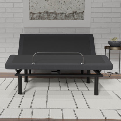 Model G2 adjustable base queen with black fabric upholstery on Tampa Home & Garden Store