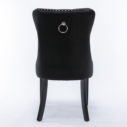 Nikki High End Tufted Dining Chair Set of Two