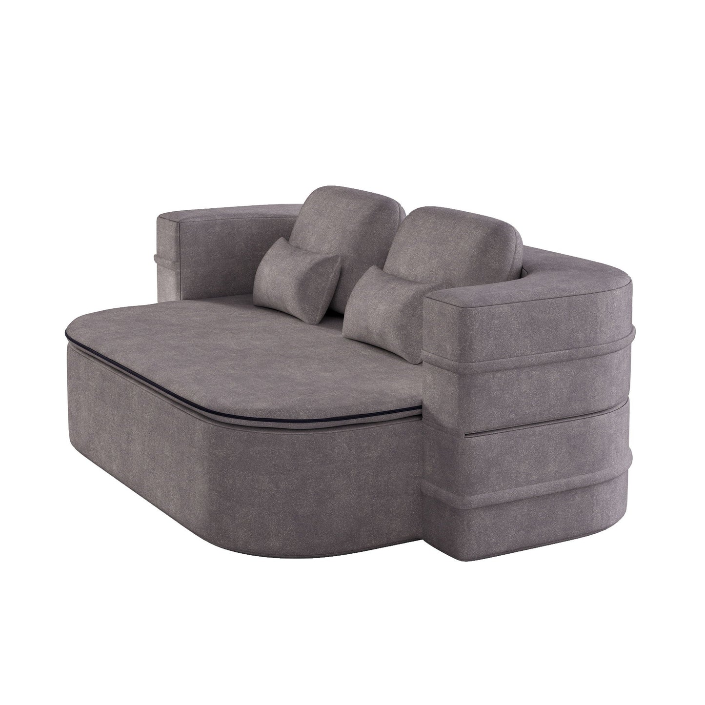 Foldable Sofa Bed with a Multi Functional Blanket
