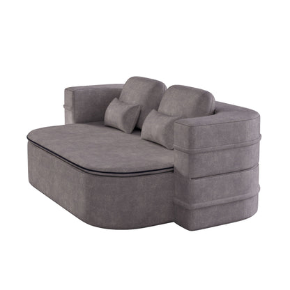 Foldable Sofa Bed with a Multi Functional Blanket