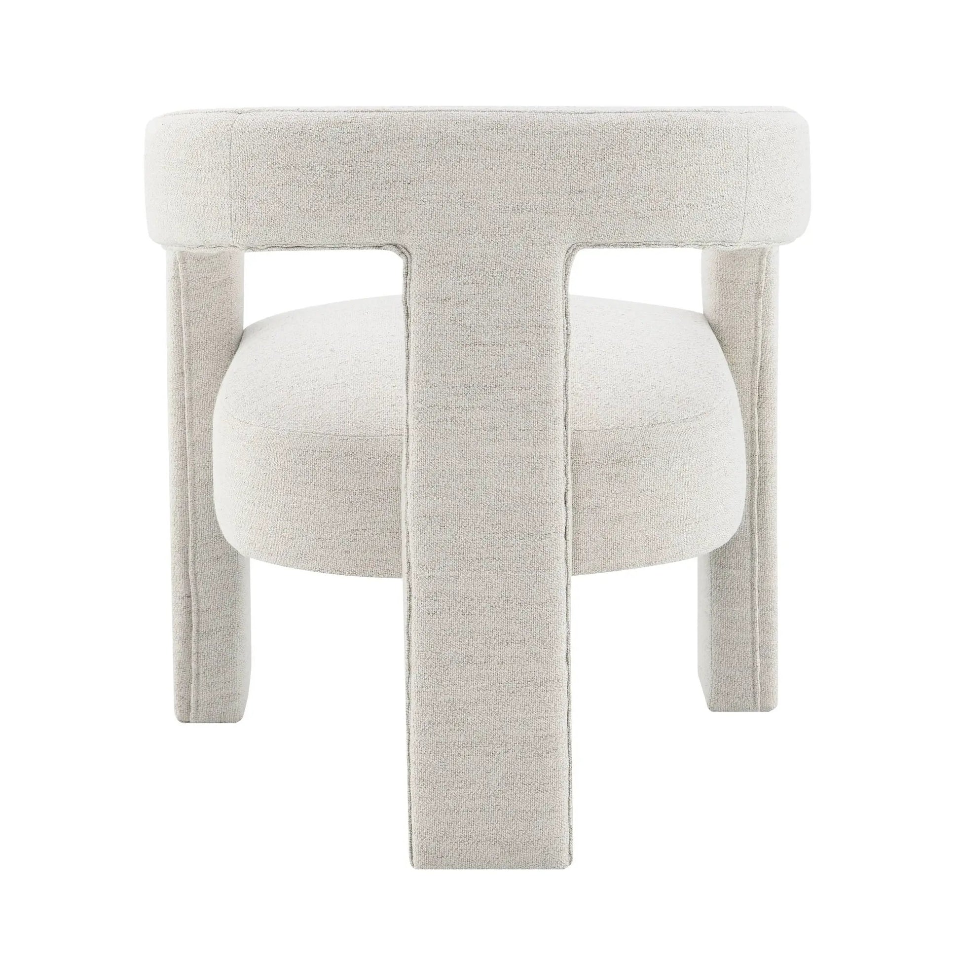 Lomas Boucle Side Chair set of 2 beige boucle fabric Unique Piece Furniture on Tampa Home & Garden Store