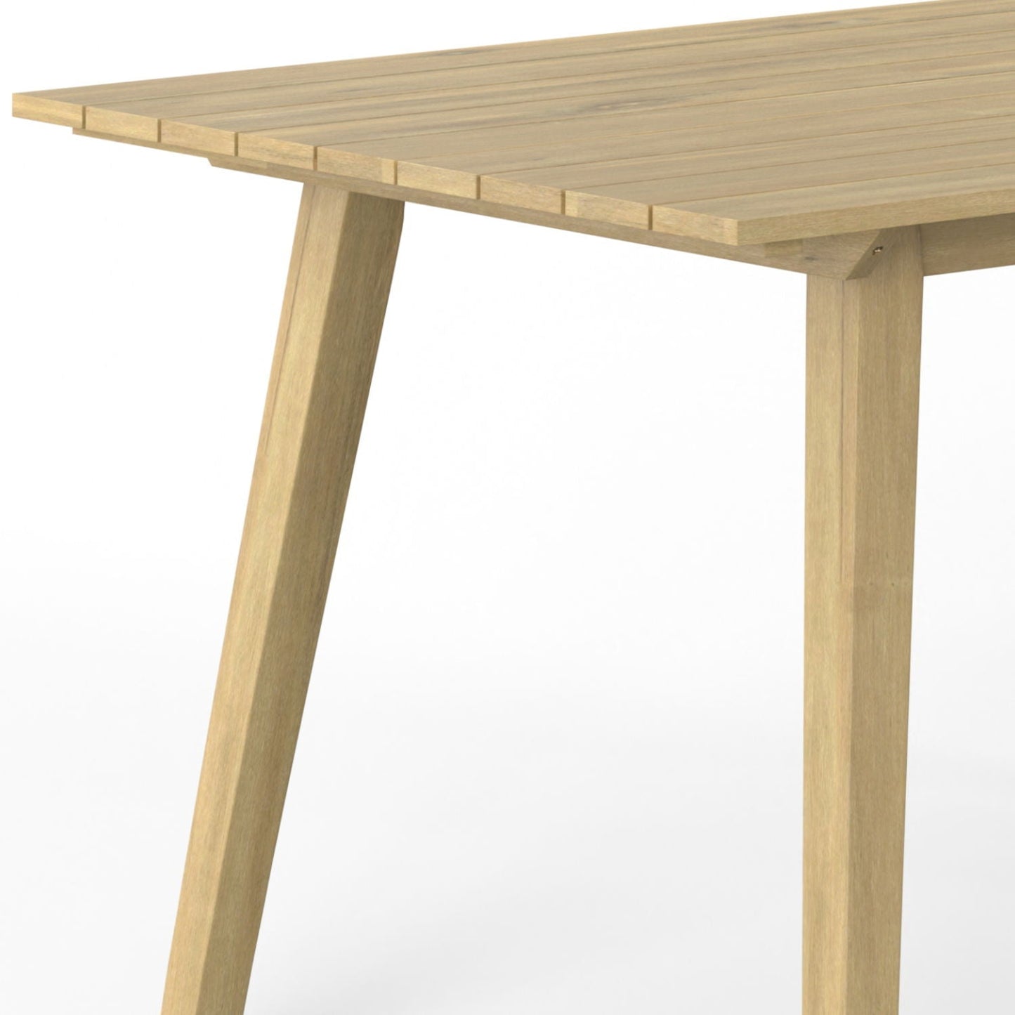 Kona and the Light Teak Outdoor Dining Table