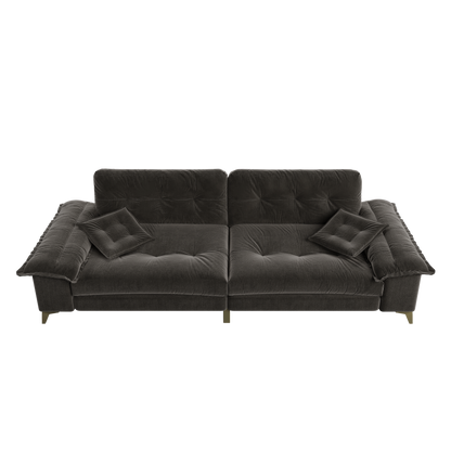 Modern 4 Seater Cloud Sofa and Chenille Frame