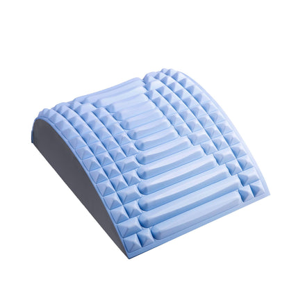 Blue ridged foam back stretcher roller for neck and lumbar support Perfecsy on Tampa Home & Garden Store