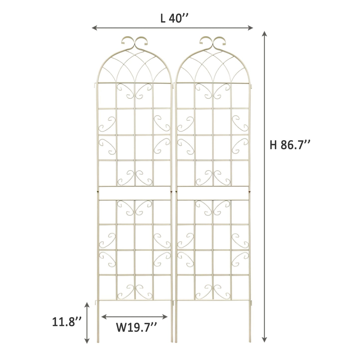 Metal Trellis For Climbing Plants And Vines