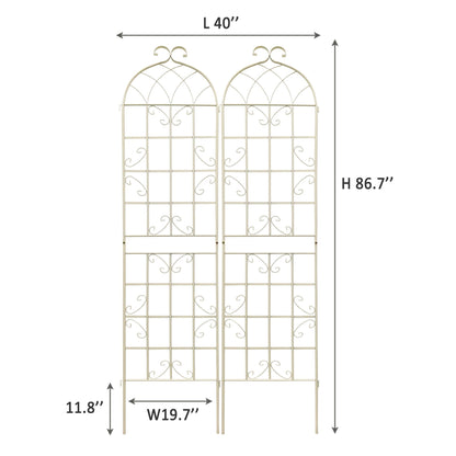 Metal Trellis For Climbing Plants And Vines
