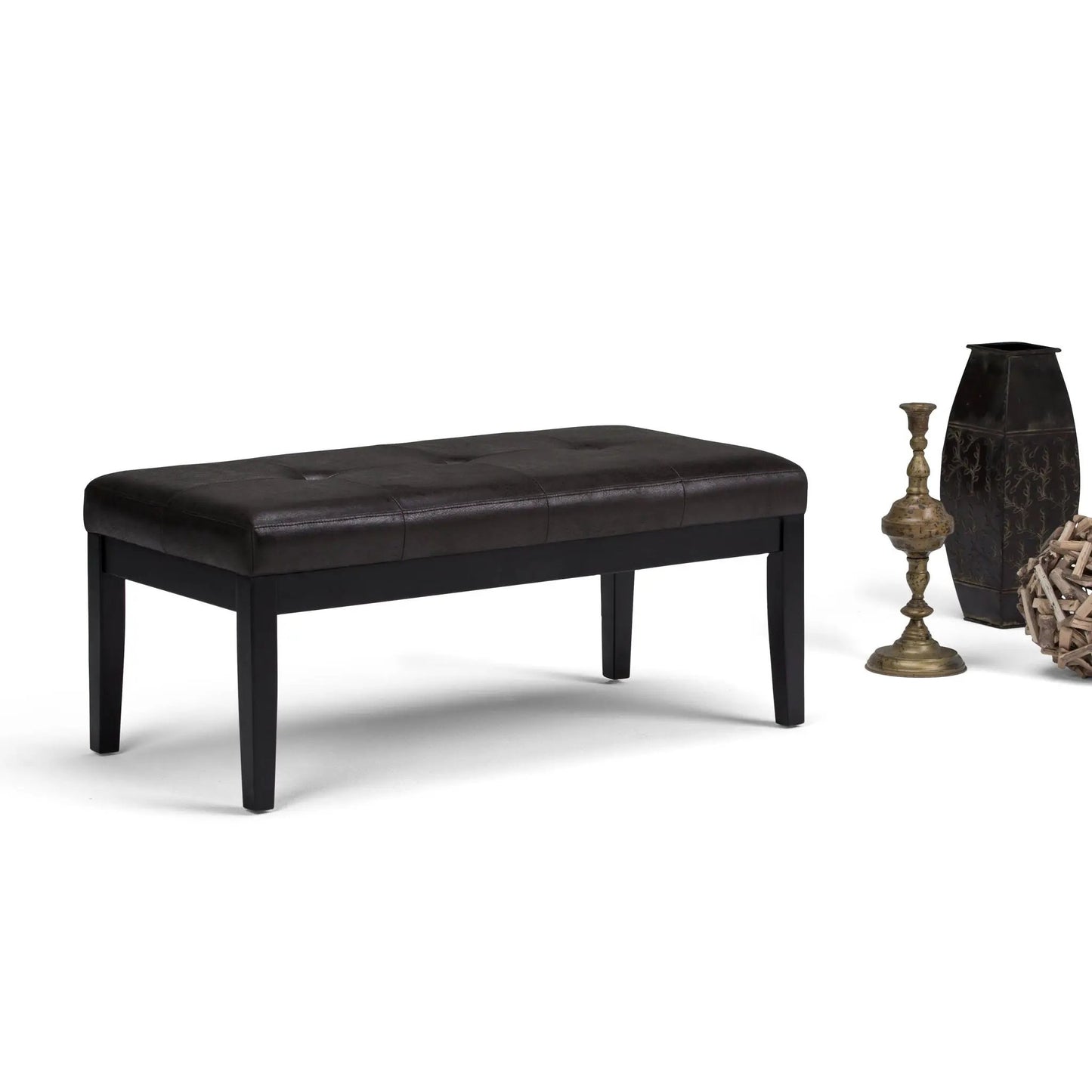 Lacey Upholstered Tufted Ottoman Bench for Living