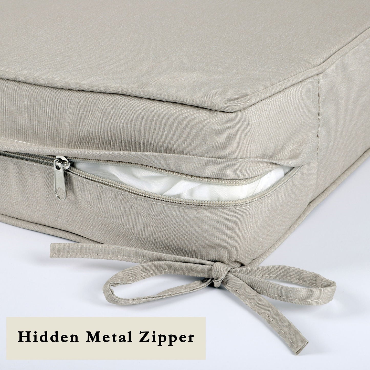 Waterproof Outdoor Deep Seat Cushions for Beige