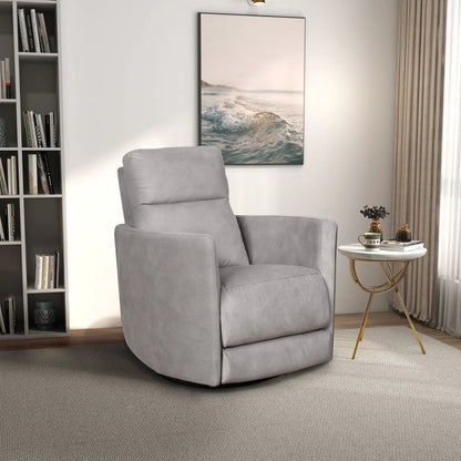 Lawson swivel glider suede recliner chair latte by Unique Piece Furniture on Tampa Home & Garden Store