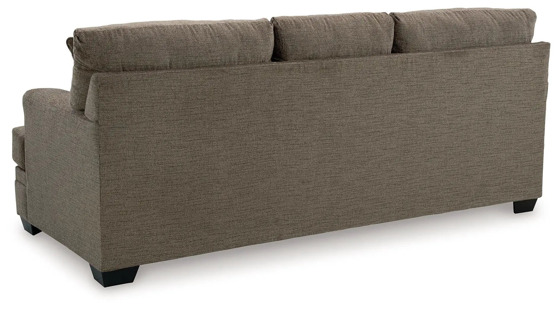 Stonemeade sofa taupe textured upholstery stationary sofa with three back cushions on Tampa Home & Garden Store