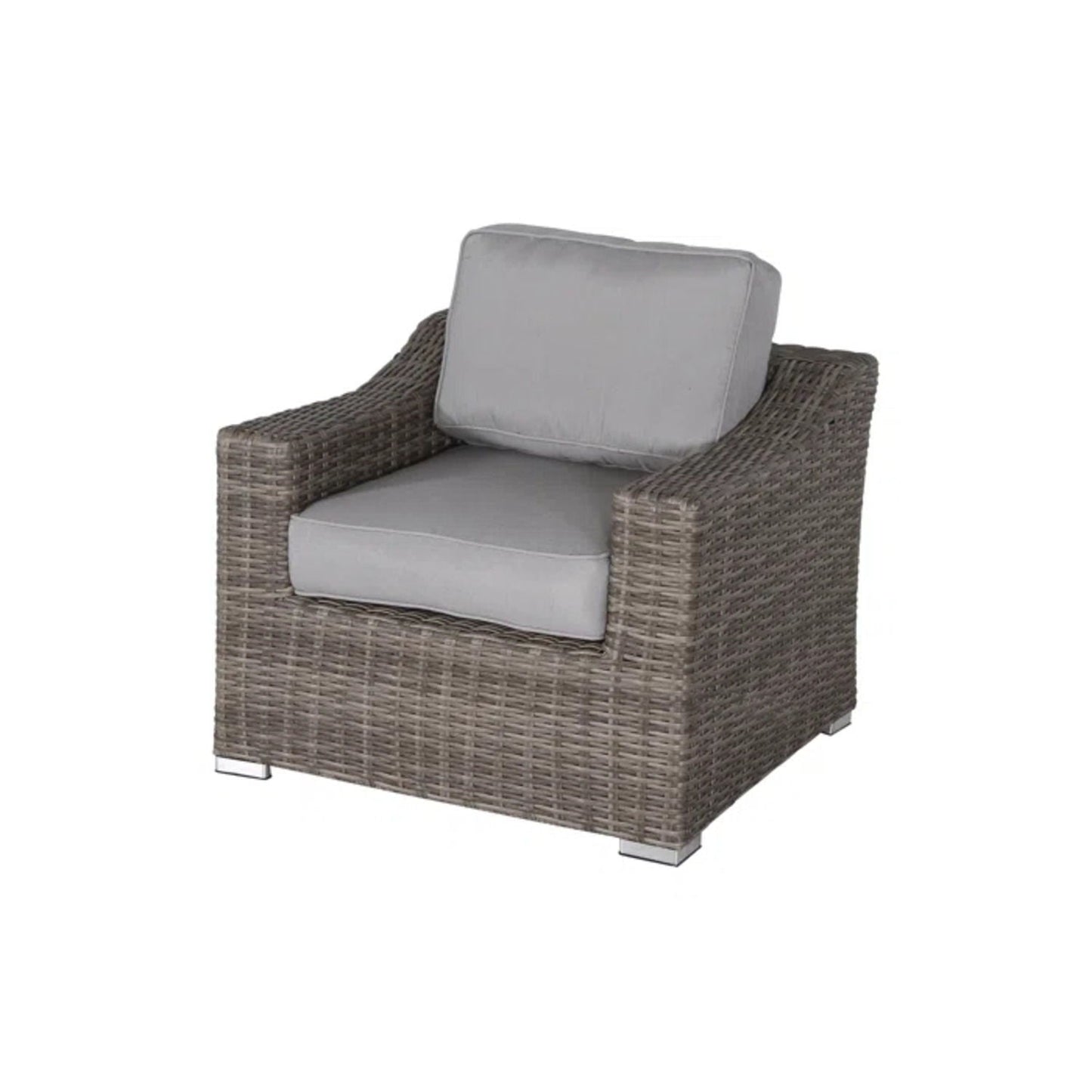 Durable Aluminum Wicker Sofa and Cushions