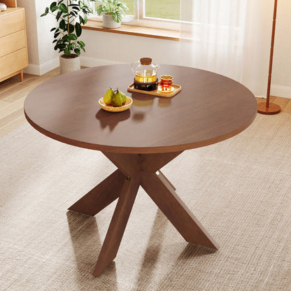 Classic Round Cherry Kitchen and Dining Table