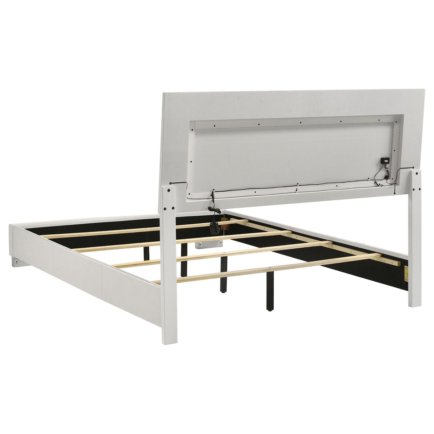 August Queen Panel Bedroom Set and LED Lights