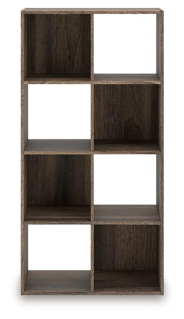 Shallifer Four Cube Organizer Brown Decor Storage