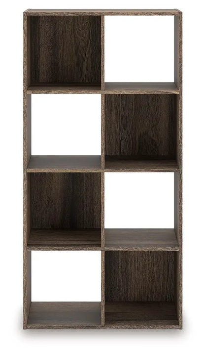 Shallifer Four Cube Organizer Brown Decor Storage