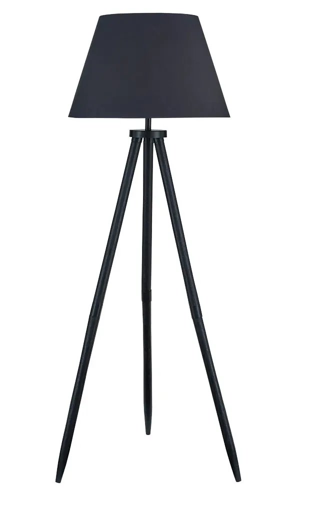 Orhan wood floor lamp black tripod legs Unique Piece Furniture on Tampa Home & Garden Store
