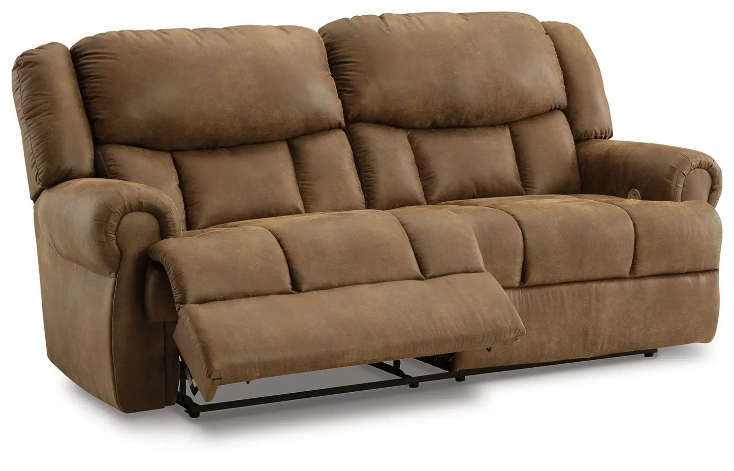 Boothbay 2-seat reclining sofa in tan brown leather by Unique Piece Furniture on Tampa Home & Garden Store