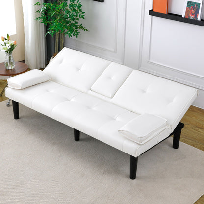 Compact Foldable Sofa Bed and Cup Holder