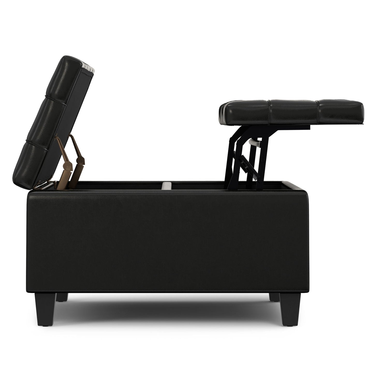 Harrison Upholstered Coffee Table Storage Ottoman