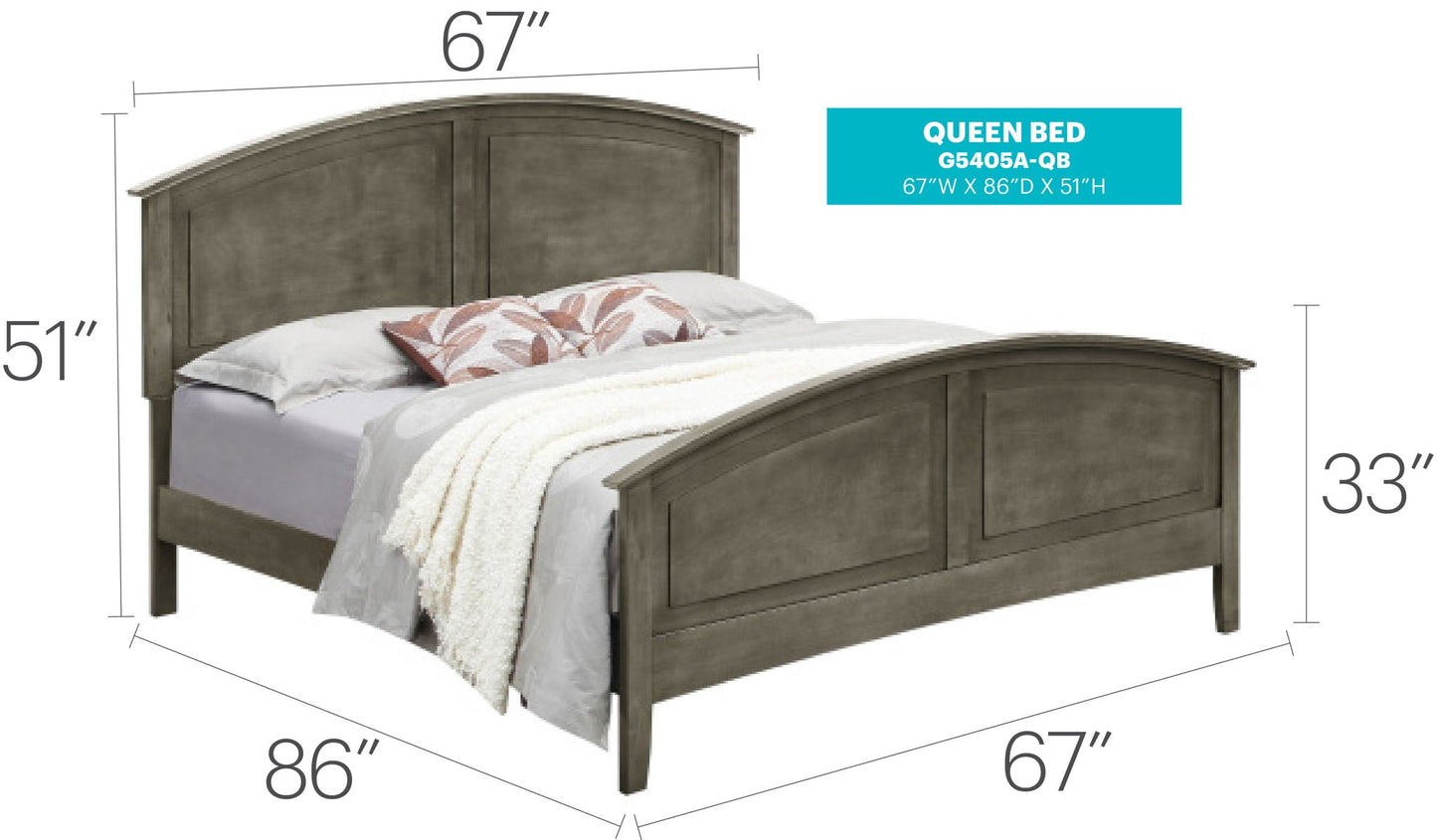 Modern Farmhouse Arch Bed With Real Veneers
