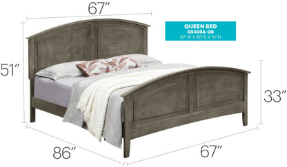 Modern Farmhouse Arch Bed With Real Veneers