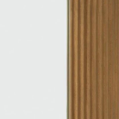 Floor mirror Ellisonville in brown ribbed wood frame by Unique Piece Furniture on Tampa Home & Garden Store