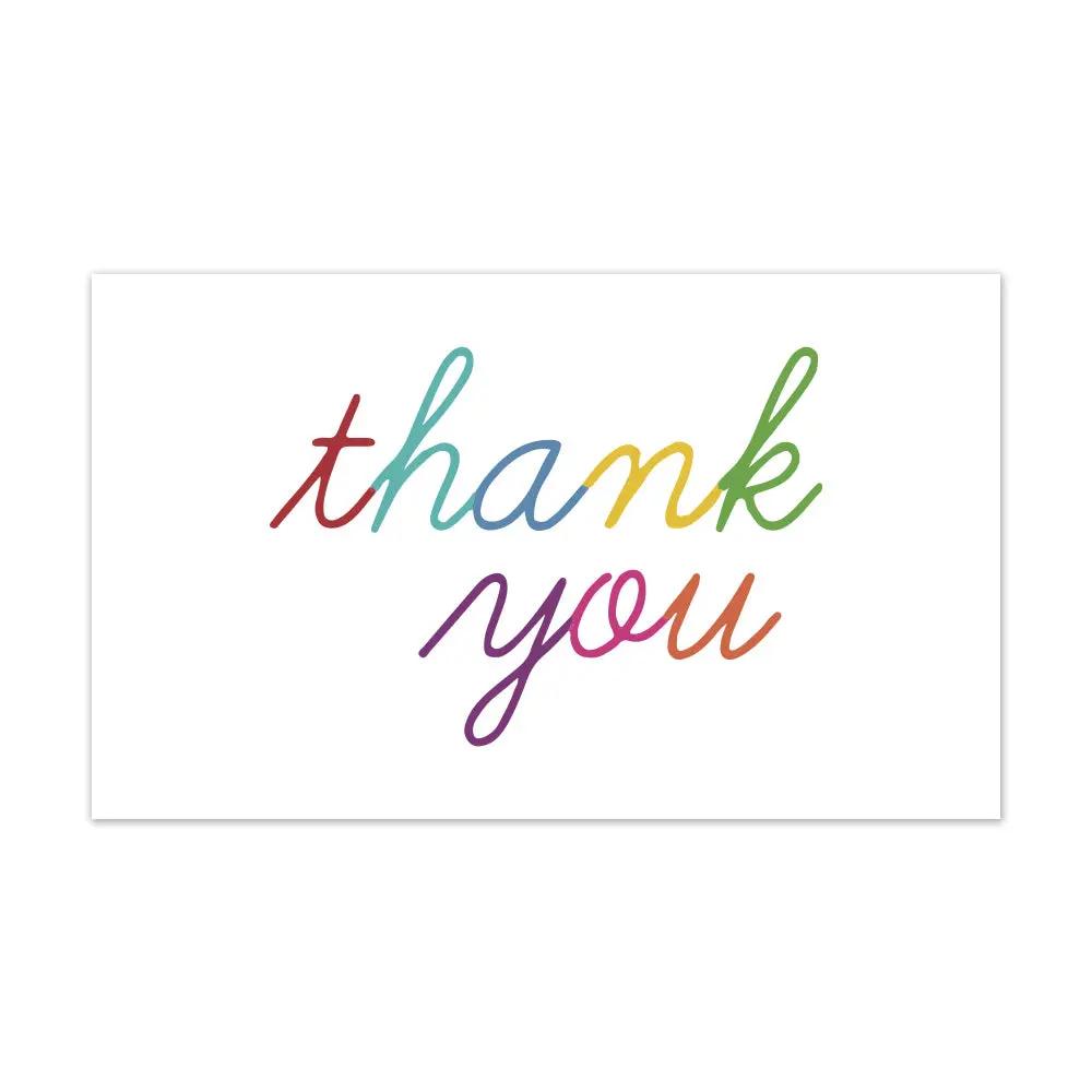 English Holiday Thank You Card for Do It Yourself