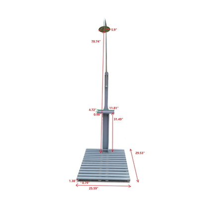 Outdoor garden pool shower with chassis board on gray metal post for patio on Tampa Home & Garden Store