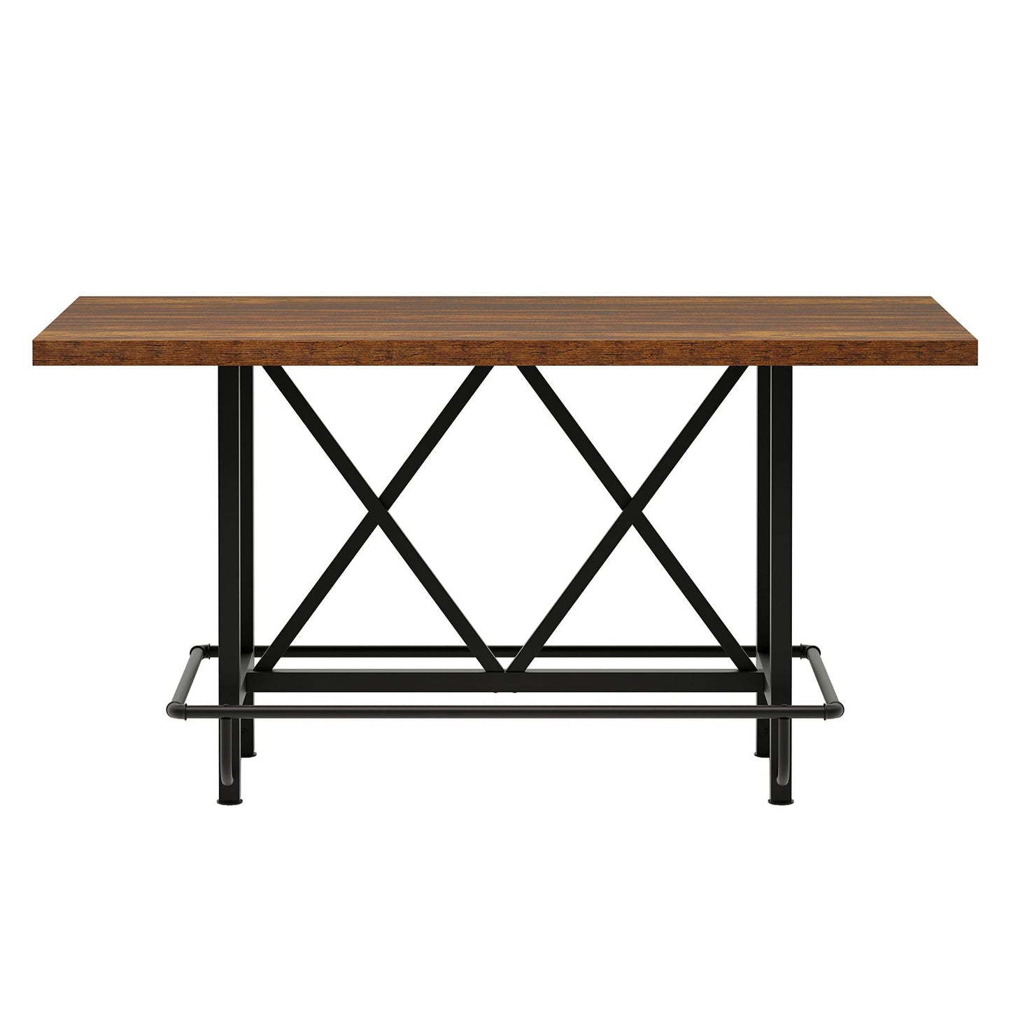 Rectangular Counter Height Dining Table for Six