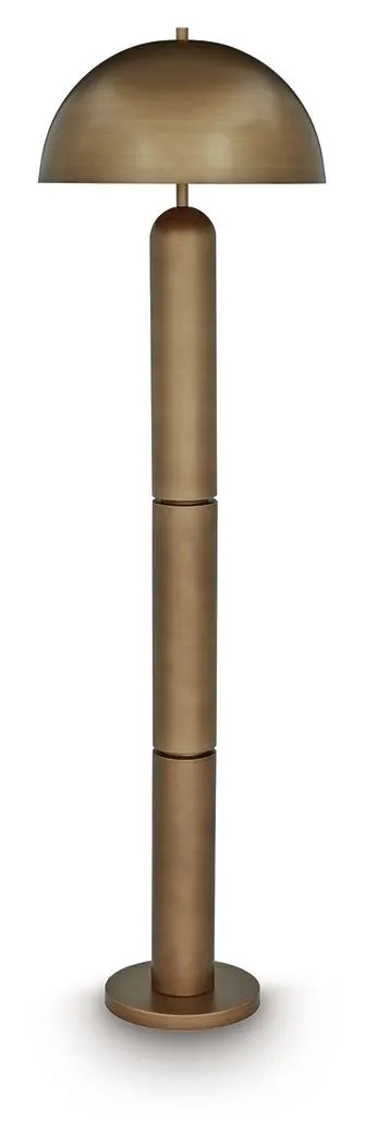 Wendfield Metal Lamp with Dome Shade Contemporary