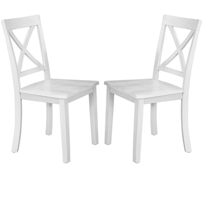 Elegant 5 Pieces Dining Table and 4 Chairs Set