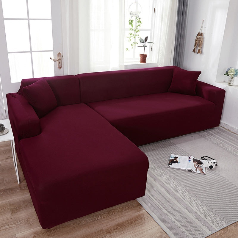 Sofa cover set Nordic Imperial Concubine, burgundy elastic cloth, Sell My Stuff on Tampa Home & Garden Store