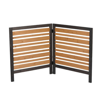 Premium Solid Wood Ac Screen for a Private Patio