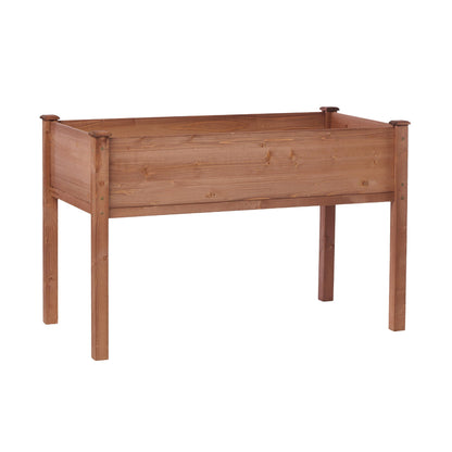 Solid Wood Raised Garden Bed and Wide Frame