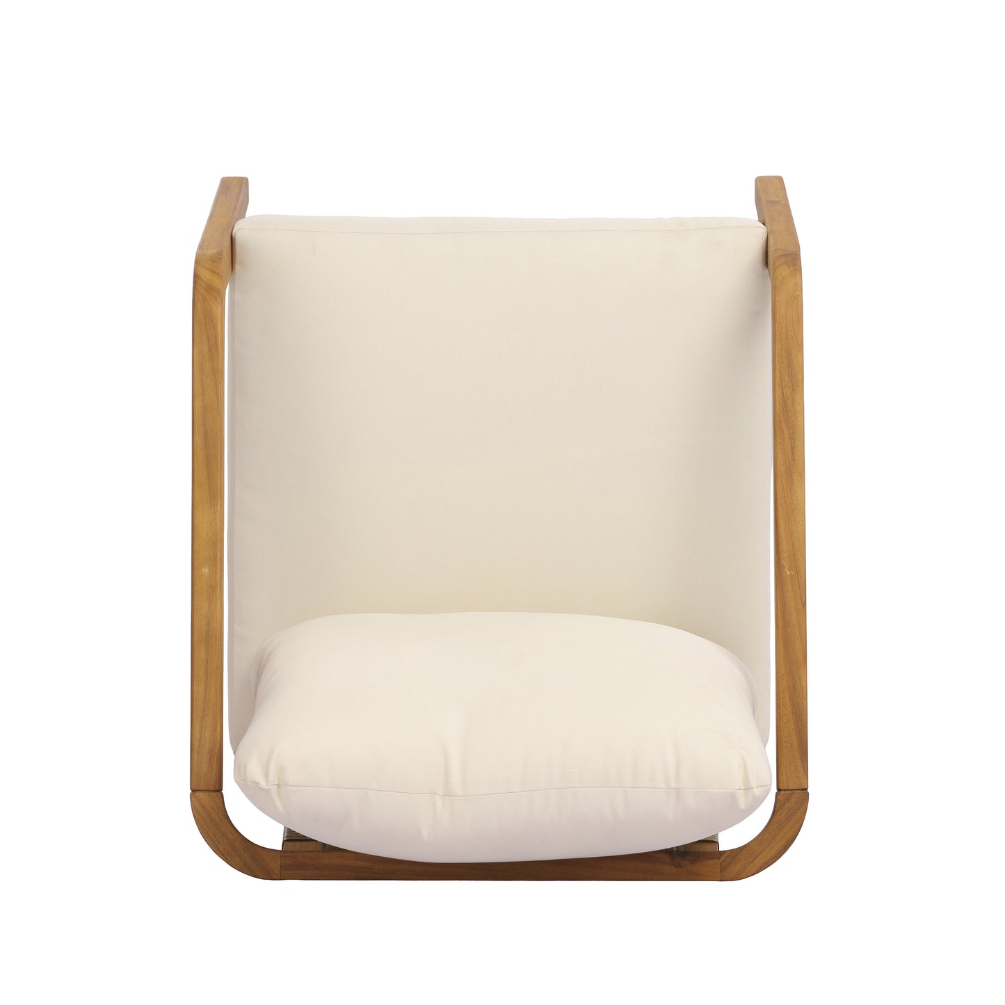 Acacia Wood Patio Club Chairs and Soft Cushions