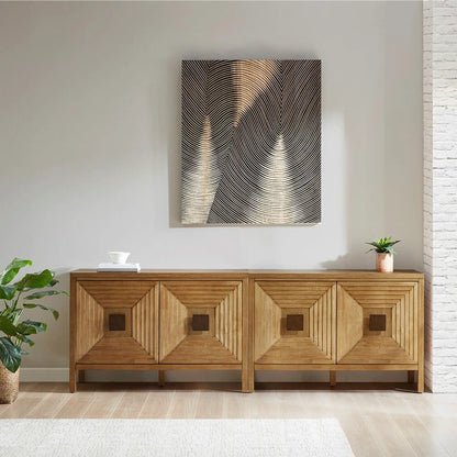Accent Cabinet with Adjustable Shelves Natural