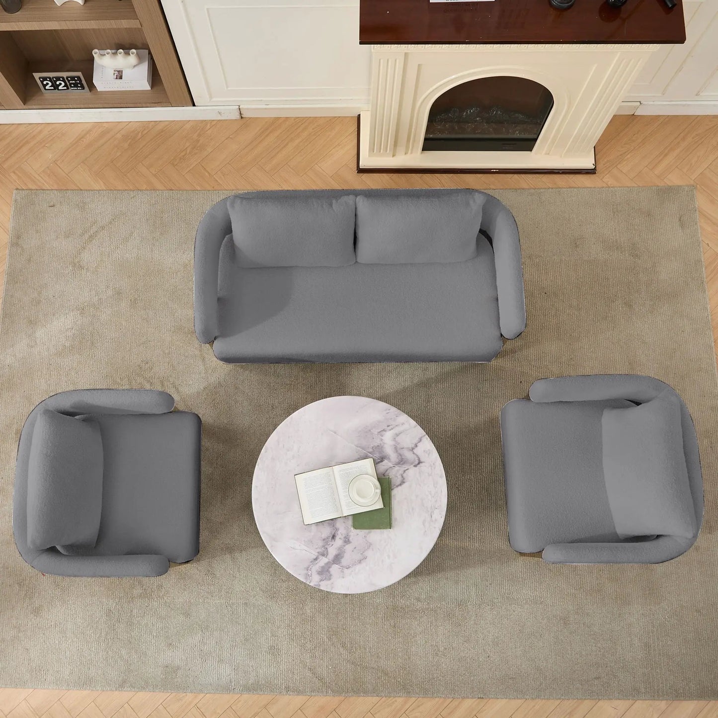 Decorative Upholstered Side Chair for Living Room