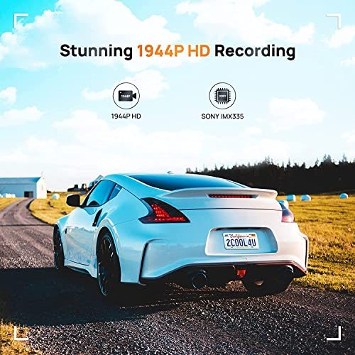70mai A500S-1 dash cam blue sports car on road, 2.7K 1944P HD built-in WiFi GPS on Tampa Home & Garden Store
