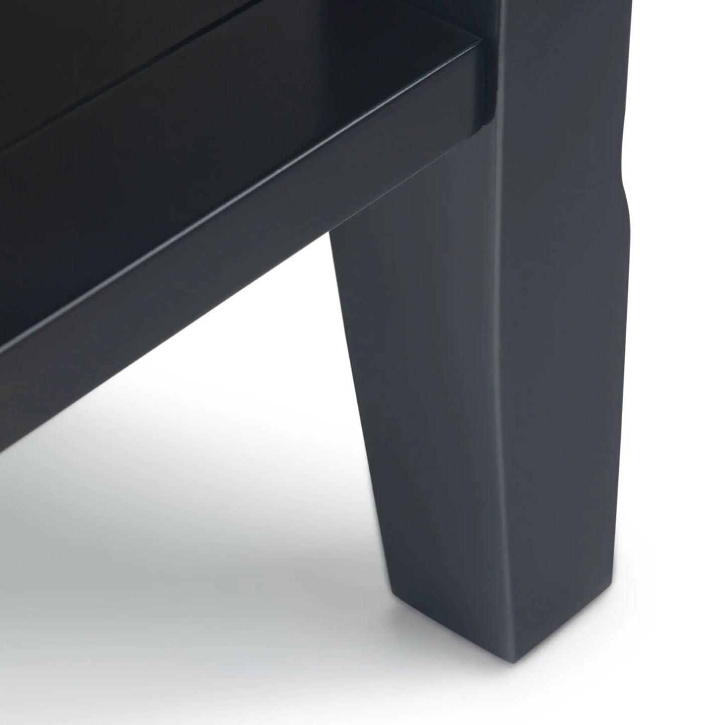 Acadian Narrow Side Table Handcrafted Solid Wood