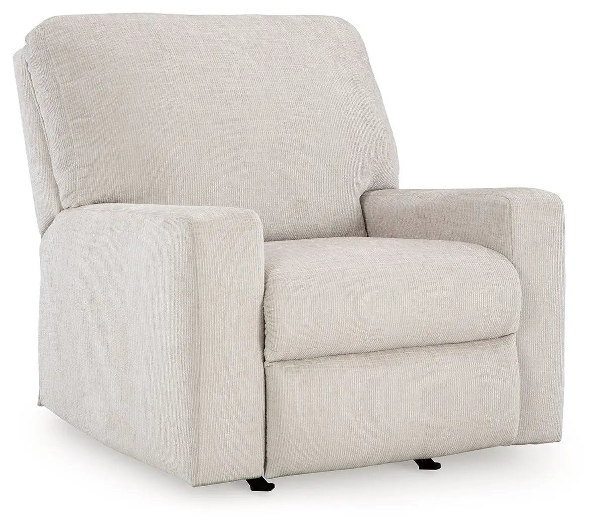 Aviemore Rocker Recliner beige fabric plush back padded arms Unique Piece Furniture on Tampa Home & Garden Store