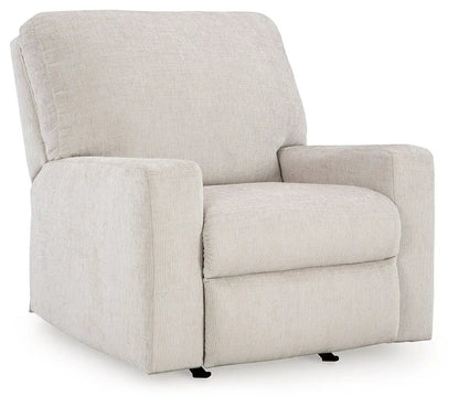Aviemore Rocker Recliner beige fabric plush back padded arms Unique Piece Furniture on Tampa Home & Garden Store
