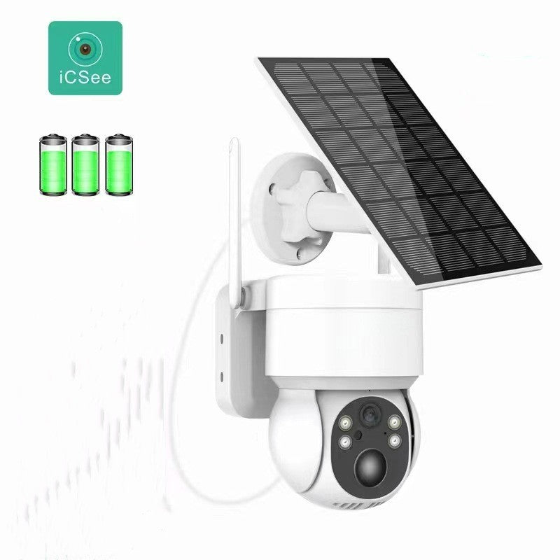 Motion Detection Audio Video Surveillance Camera with solar panel, white finish by Sell My Stuff on Tampa Home & Garden Store