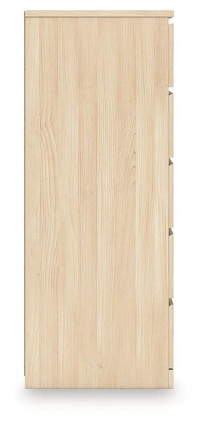 Onita Five Drawer Chest in White Finish Modern