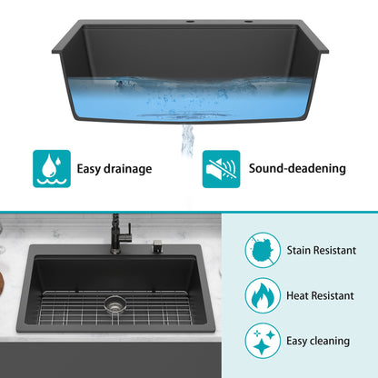 Quartz Composite Workstation Kitchen Sink